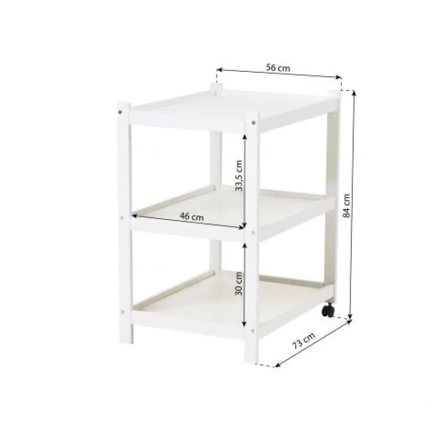 Hoppekids Ida-Marie Skötbord - Vit