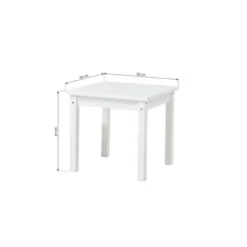 Hoppekids Mads Barnbord - Vit