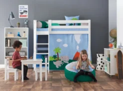 Hoppekids Mads Barnbord - Vit