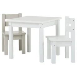 Hoppekids Mads Barnbord - Vit