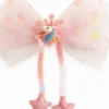 Hårspännen Big Unicorn Bow Rose