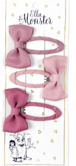 Hårspännen Dusty Rose Bow