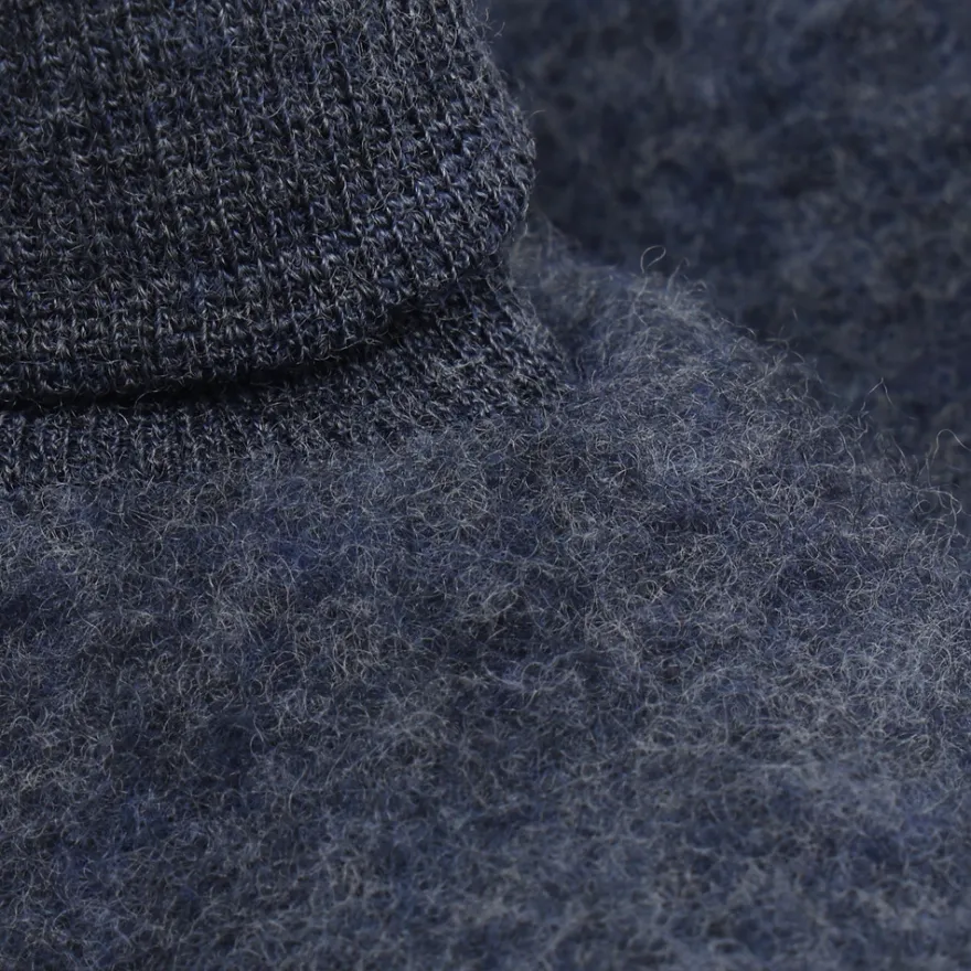 Huttelihut Tossor Ullfleece - Ombre Blue Melange
