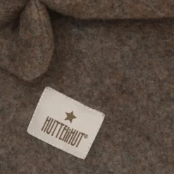 Huttelihut Ull Fleece Balaclava M. Öra - Brown Melange