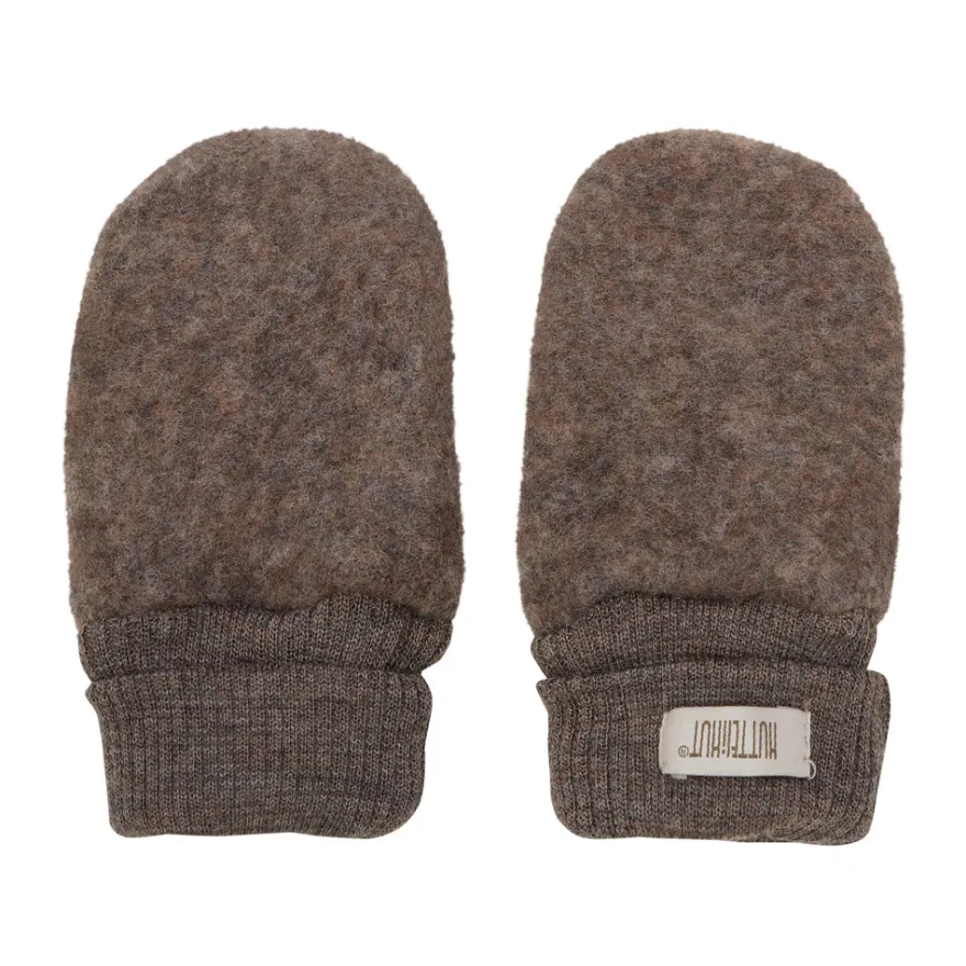 Huttelihut Ullfleece Vantar - Brown Melange