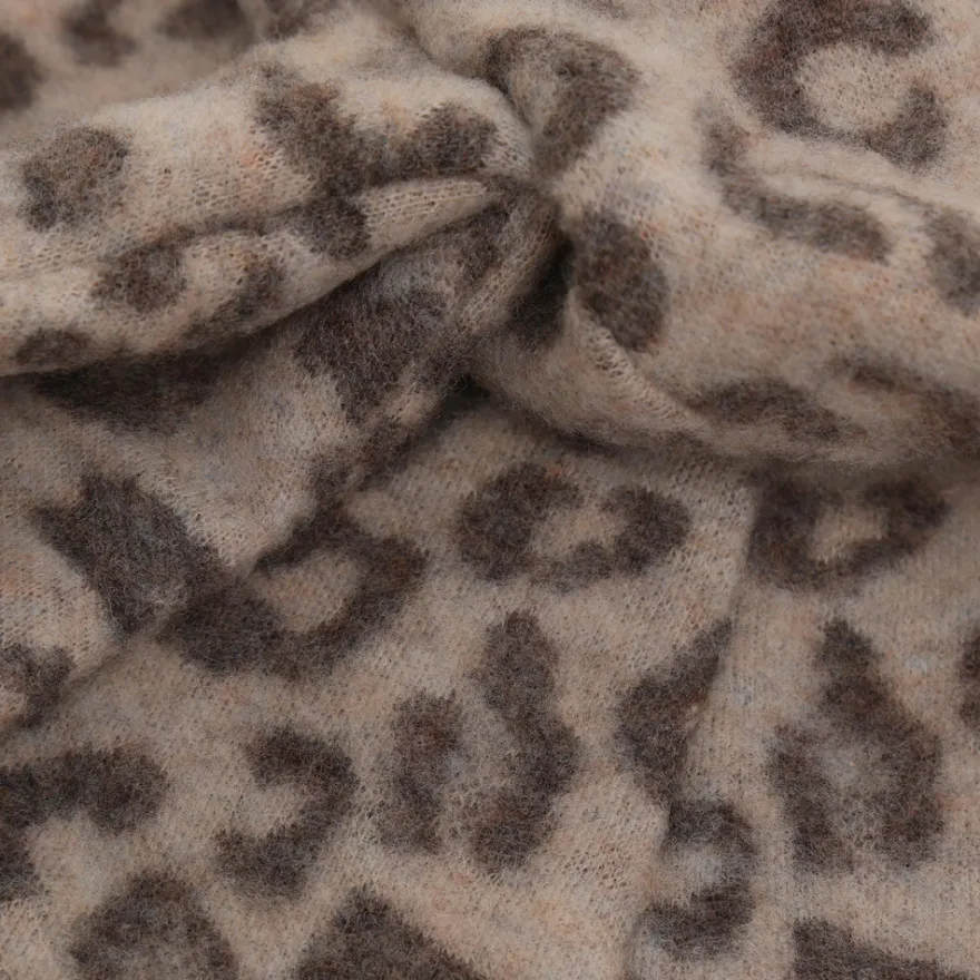 Huttelihut Ull Jac Balaclava m. Öron - Camel Melange