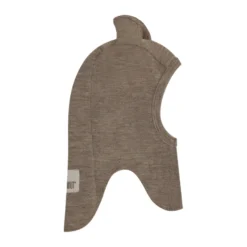 Huttelihut Ull Rib Balaclava m. Öron - Savannah Melange