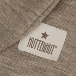 Huttelihut Ull Rib Balaclava m. Öron - Savannah Melange