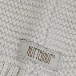 Huttelihut Ullstickad Mössa m. Pompom - Sand Melange
