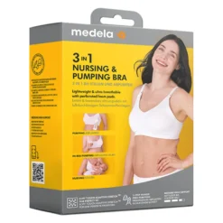 3-i-1 Amnings & Pumpnings-BH Svart L