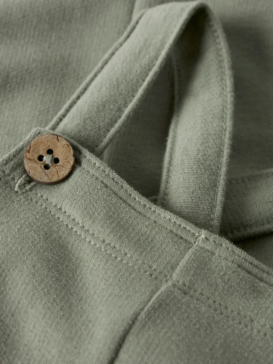 Ilondon Sweat Hängselbyxor - Seagrass