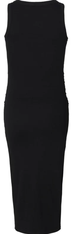 Inaya Rib Klänning - Black