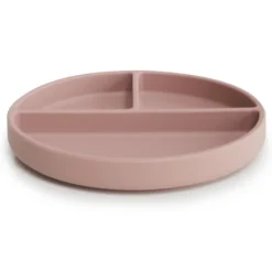 Indelad Tallrik Med Sugpropp - Blush