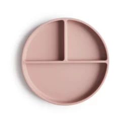 Indelad Tallrik Med Sugpropp - Blush
