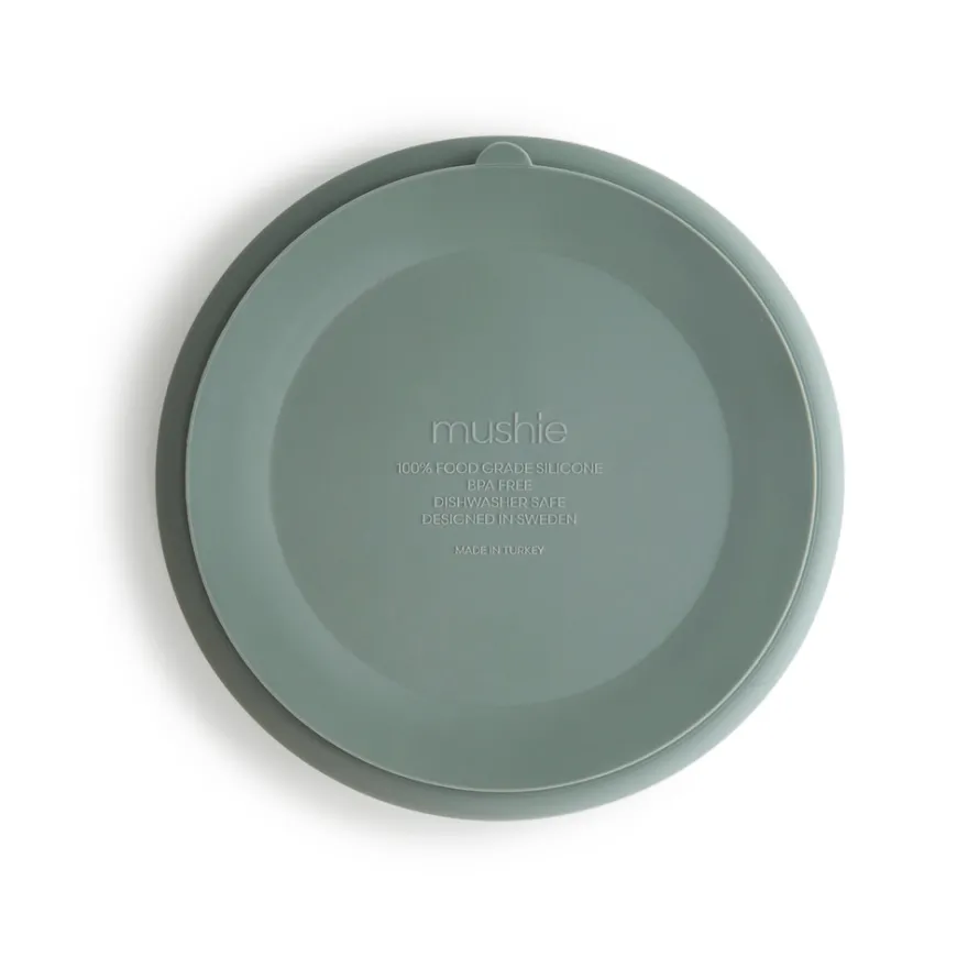 Indelad Tallrik Med Sugpropp - Cambridge Blue