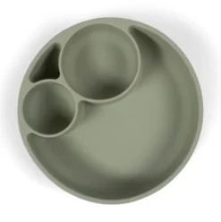 Indelad Tallrik Silikon - Green