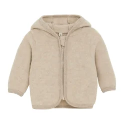 Jacka med Öron - Camel Melange