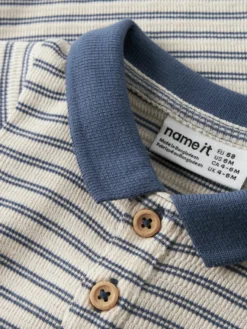 Jerimiah Kortärmad Polo Body - Vintage Indigo