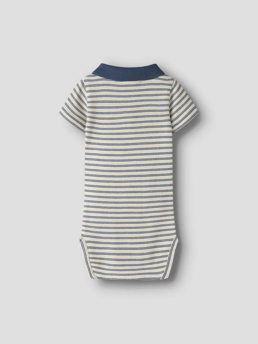 Jerimiah Kortärmad Polo Body - Vintage Indigo