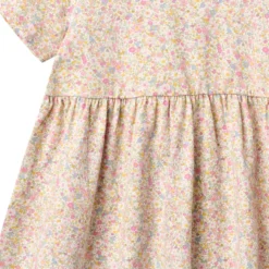 Jersey Klänning Anna - Blush Flower Meadow