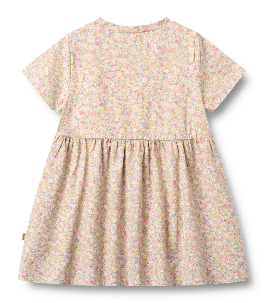 Jersey Klänning Anna - Blush Flower Meadow