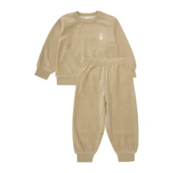 Jogging Set Velour - Sesame