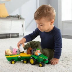 John Deere Hästvagnstur Med Djurläten