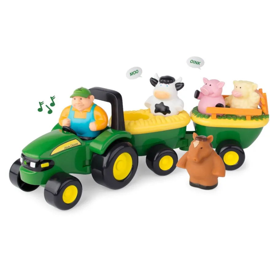 John Deere Hästvagnstur Med Djurläten