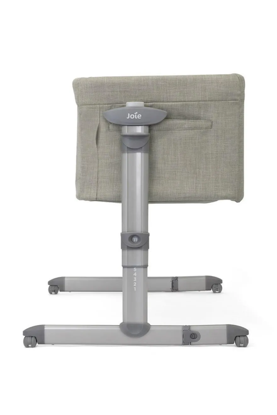 Joie Roomie Glide Bedside Crib - Almond