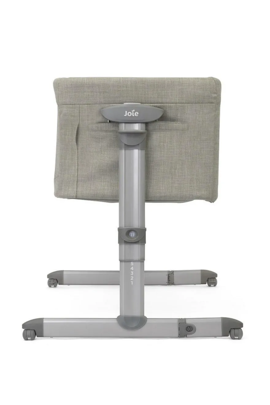 Joie Roomie Glide Bedside Crib - Almond