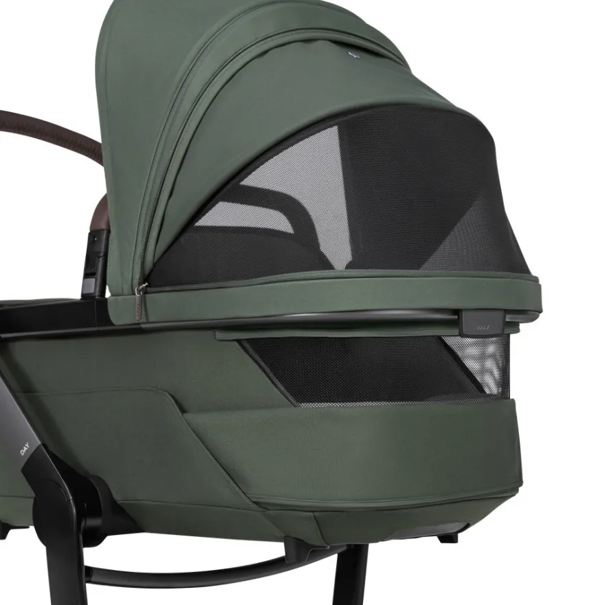 Joolz Day5 Barnvagn Med Maxi-Cosi Pebble Slide Pro Och Babyskyddsadapter - Forest Green/Onyx Black