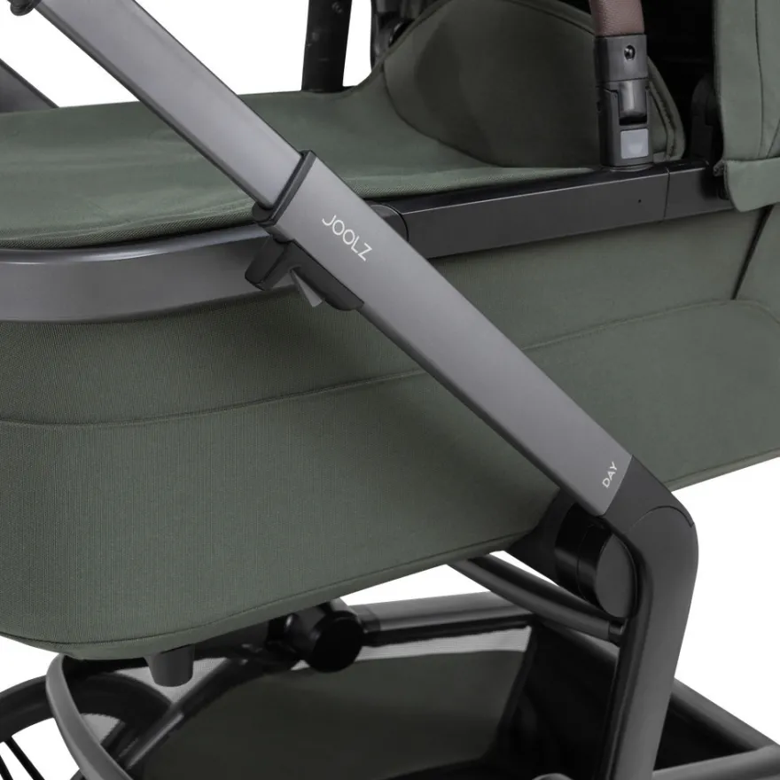 Joolz Day5 Barnvagn Med Maxi-Cosi Pebble Slide Pro Och Babyskyddsadapter - Forest Green/Onyx Black
