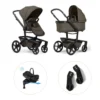 Joolz Day5 Barnvagn Med Maxi-Cosi Pebble Slide Pro Och Babyskyddsadapter - Hazel Brown/Onyx Black