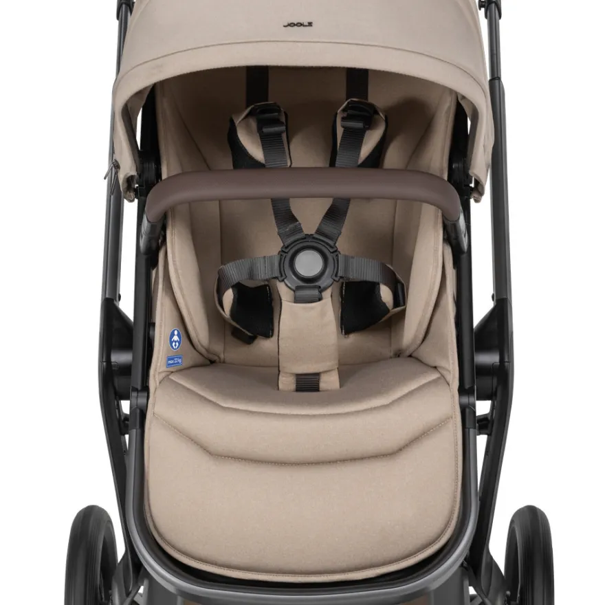 Joolz Day5 Barnvagn Med Maxi-Cosi Pebble Slide Pro Och Babyskyddsadapter - Sandy Taupe/Onyx Black