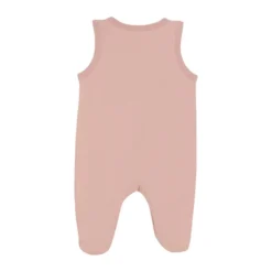 Jumpsuit med Fot - Solid - Pale Mauve