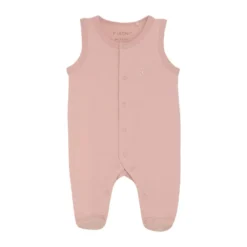 Jumpsuit med Fot - Solid - Pale Mauve