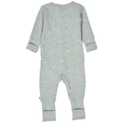 Jumpsuit med Fot Stars Rib - Jasmine Blue/ Walnut/ Stormy Blue