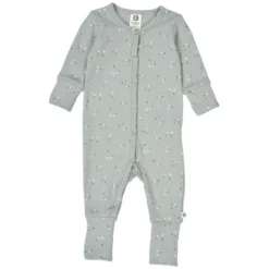 Jumpsuit med Fot Stars Rib - Jasmine Blue/ Walnut/ Stormy Blue