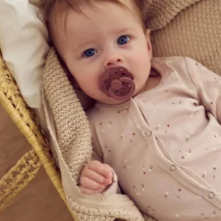Jumpsuit med Fot Stars Rib - Nightingale/ Walnut/ Daydream