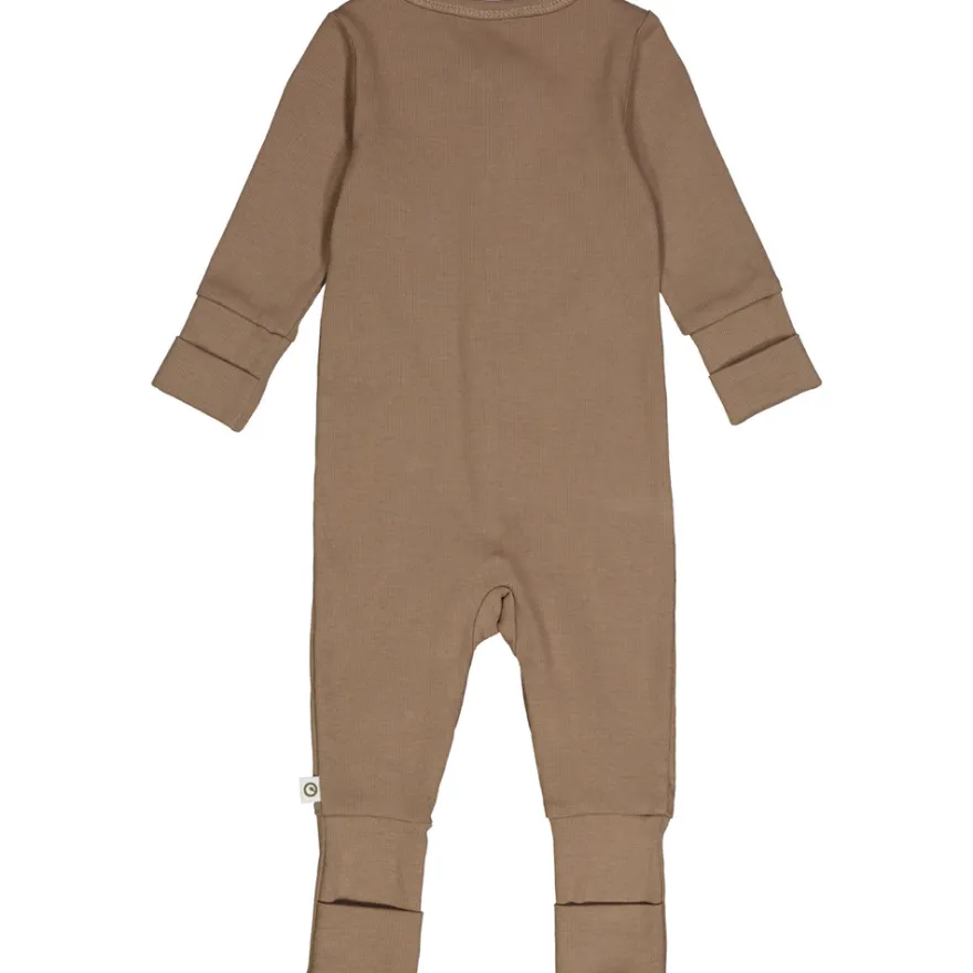 Jumpsuit med Vikbar Mudd - Walnut