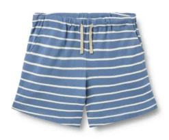 Kalle Jersey Shorts - Blue Stripe