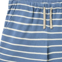 Kalle Jersey Shorts - Blue Stripe
