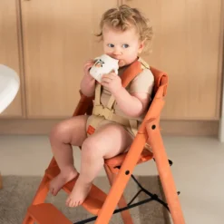 Kaos Klapp Matstol I Återvunnen Plast - Terracotta Pink