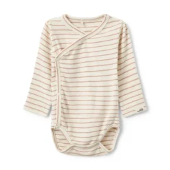 Kaya Långärmad Body - Rose stripe