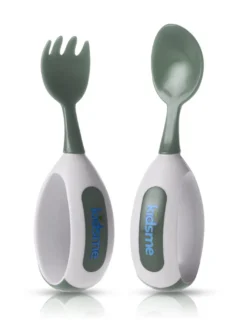Kidsme Sked & Gaffel Set - Grön