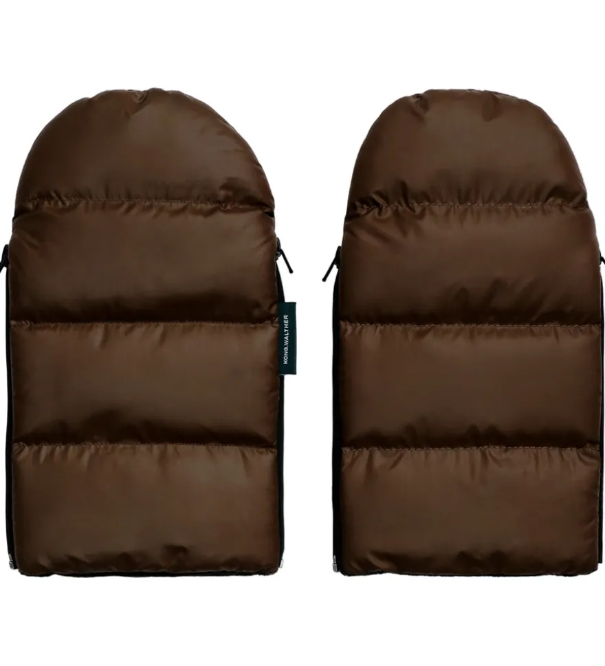KongWalther Østerbro Handvärmare Quiltad - Chocolate Brown