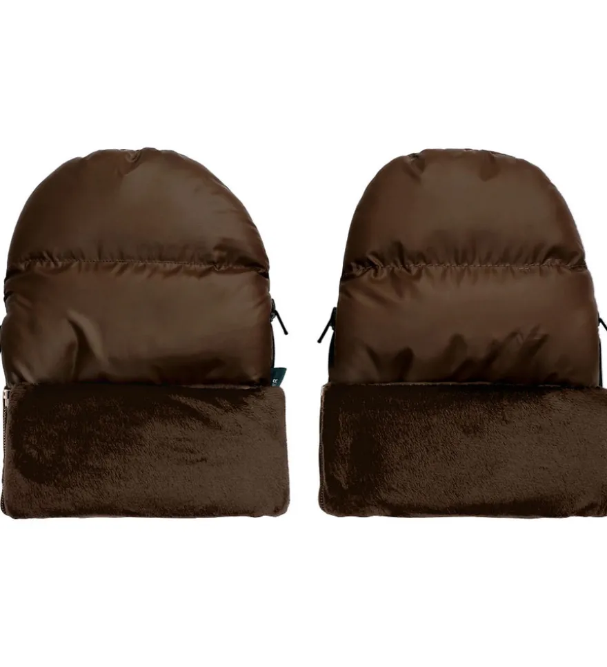 KongWalther Østerbro Handvärmare Quiltad - Chocolate Brown