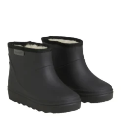 Korta Fodrade Stövlar Solid - Black