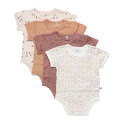 Kortärmad Body 4-pack - Burlwood