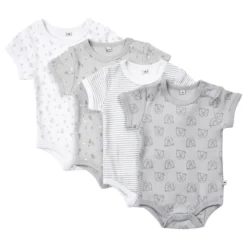Kortärmad Body 4-pack - Harbor Mist